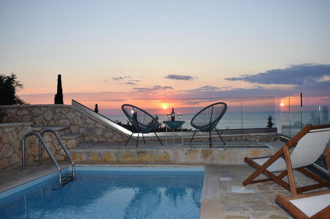 Villa Thetis With Private Pool Where The Sunsets Fade Away Айос-Никитас Экстерьер фото