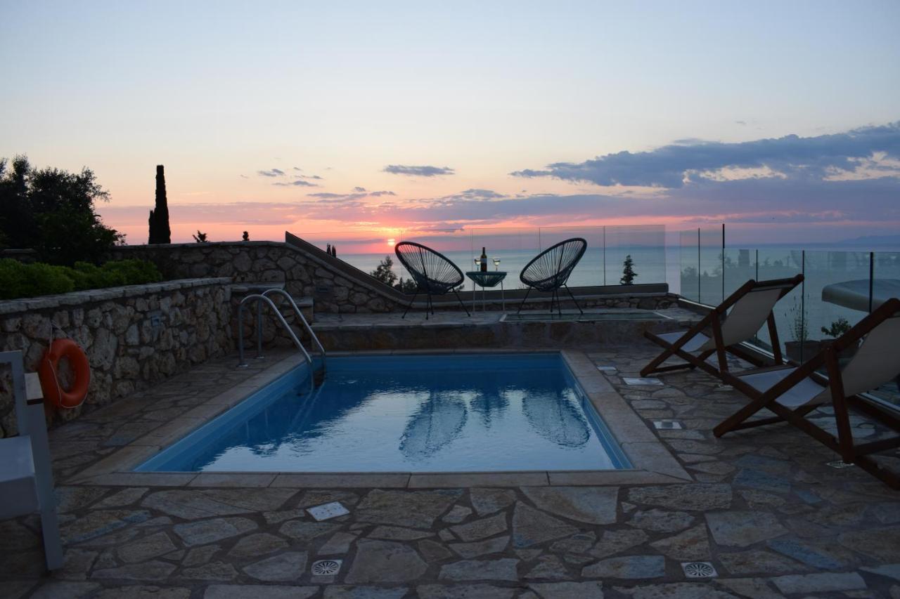 Villa Thetis With Private Pool Where The Sunsets Fade Away Айос-Никитас Экстерьер фото