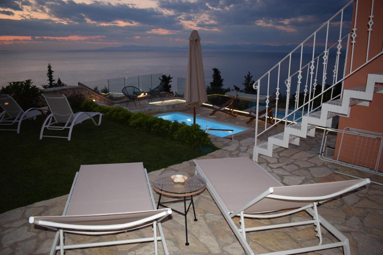 Villa Thetis With Private Pool Where The Sunsets Fade Away Айос-Никитас Экстерьер фото