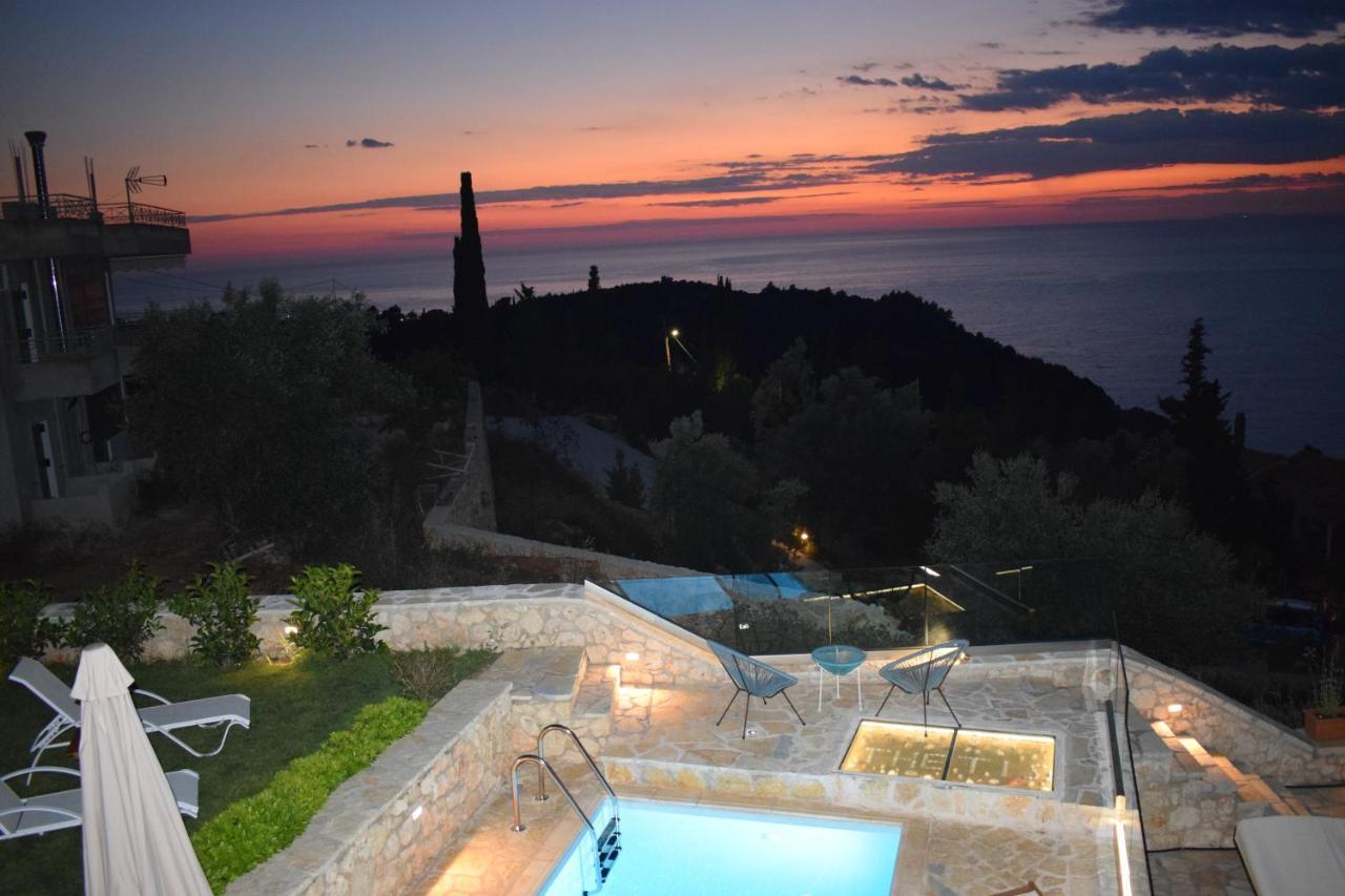 Villa Thetis With Private Pool Where The Sunsets Fade Away Айос-Никитас Экстерьер фото