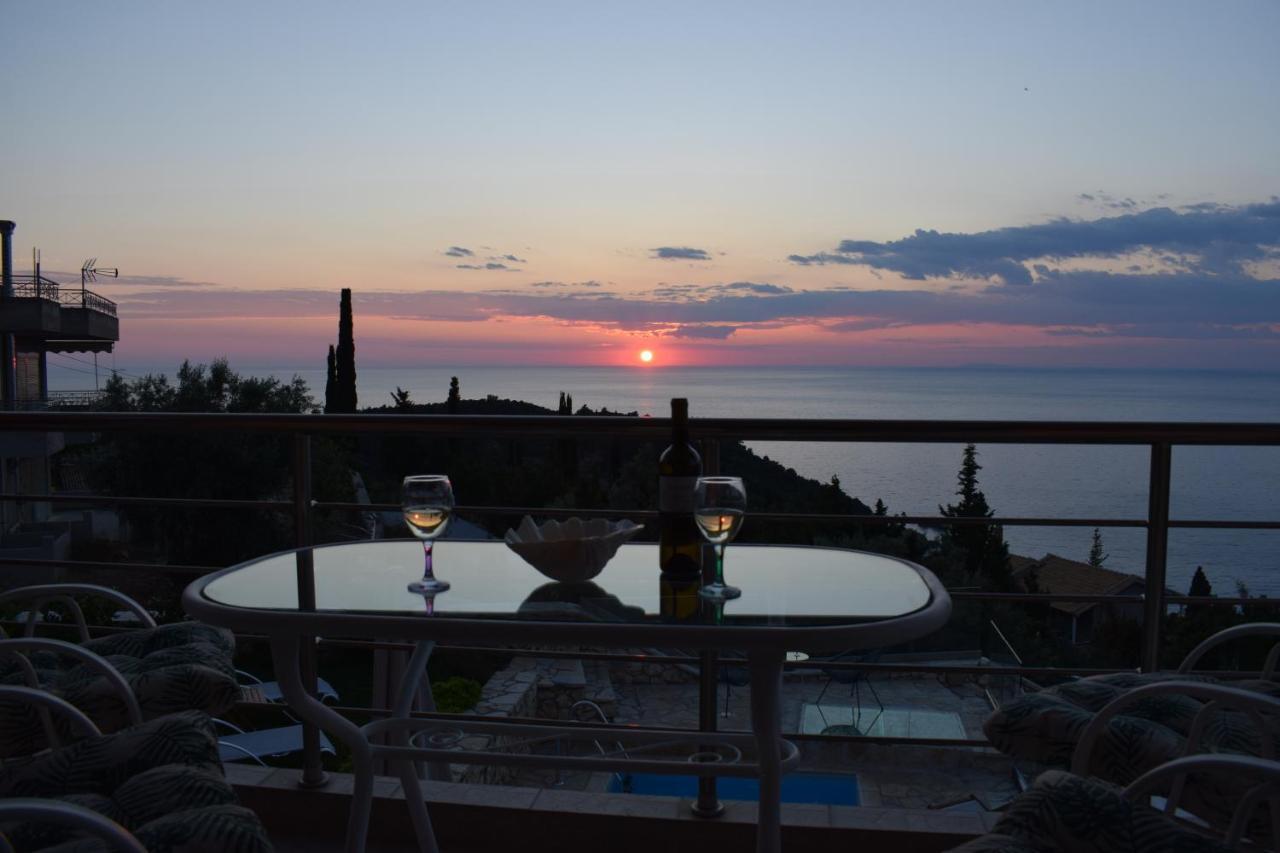Villa Thetis With Private Pool Where The Sunsets Fade Away Айос-Никитас Экстерьер фото