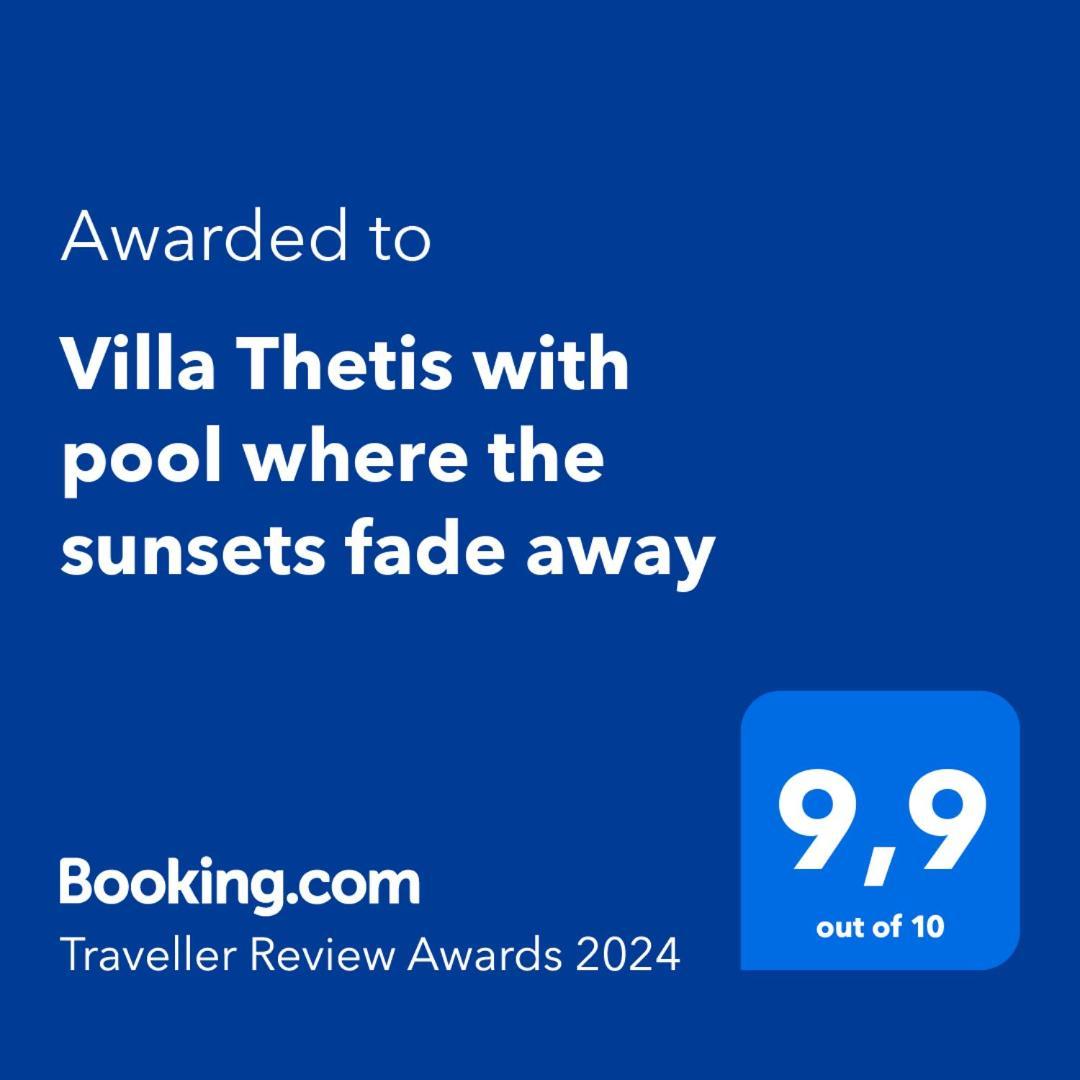 Villa Thetis With Private Pool Where The Sunsets Fade Away Айос-Никитас Экстерьер фото