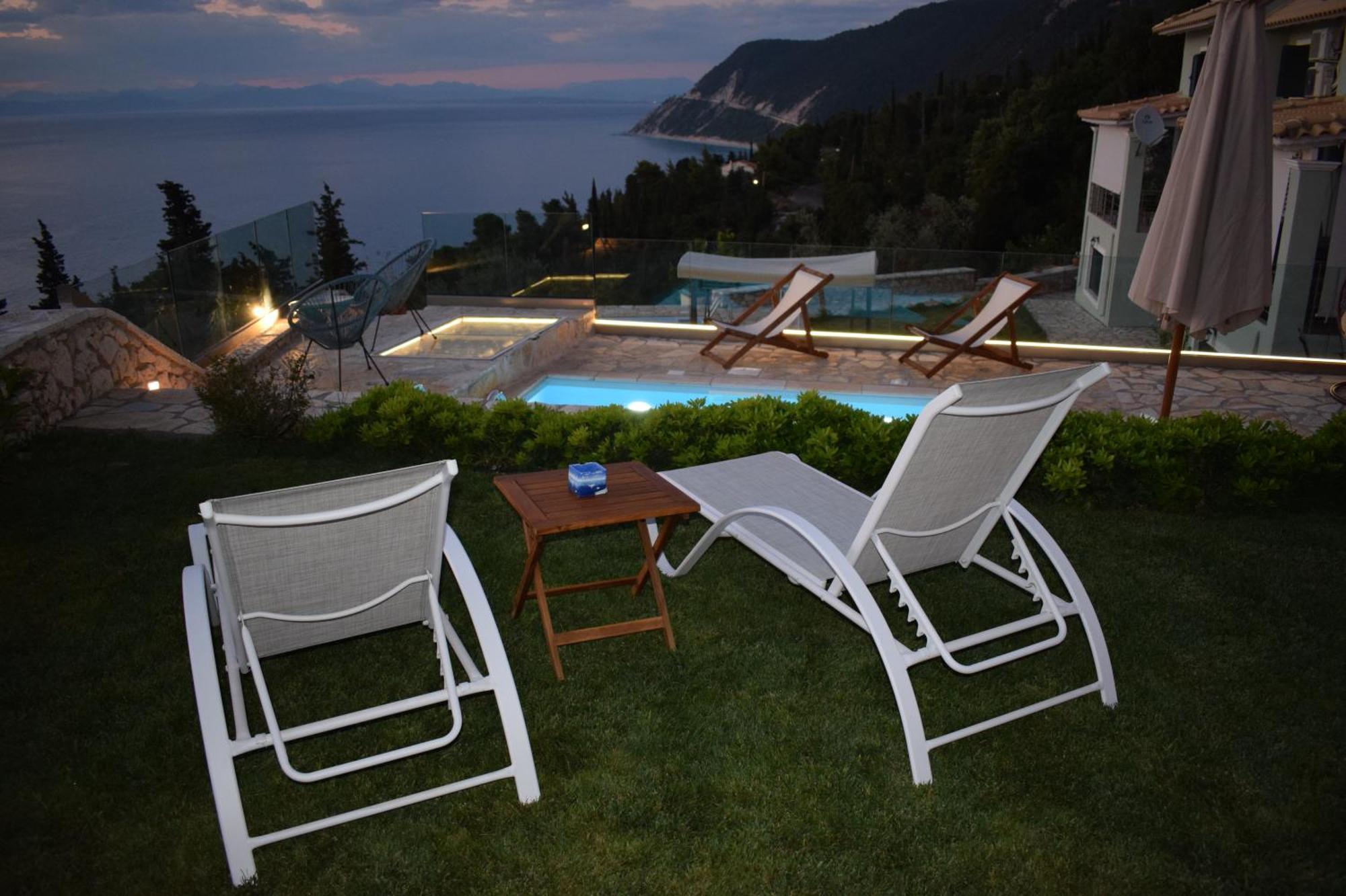 Villa Thetis With Private Pool Where The Sunsets Fade Away Айос-Никитас Экстерьер фото